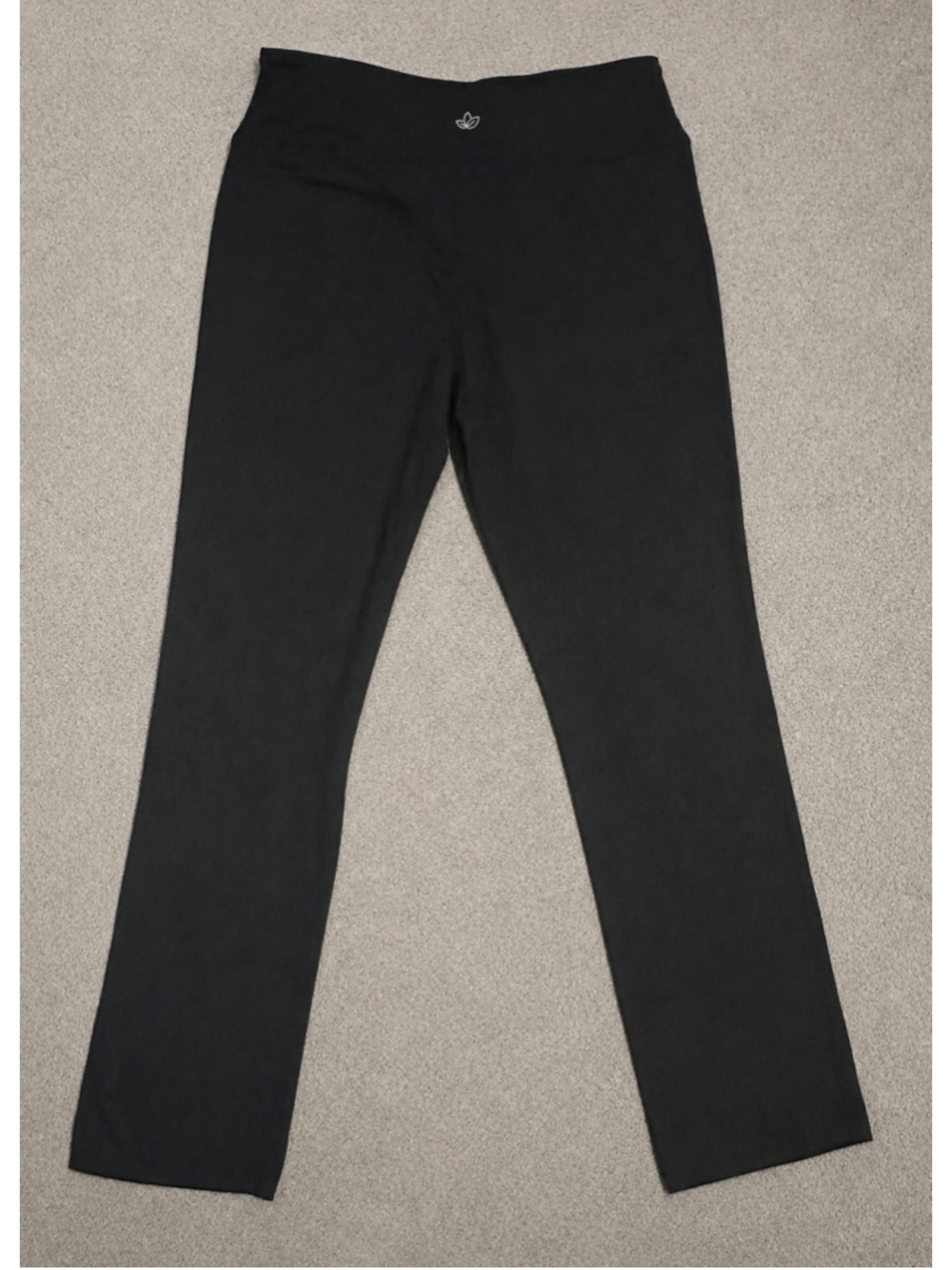 Yogipace Black Straight Leg Yoga Pants Women’s Medium High Rise Athletic - Picture 3 of 5